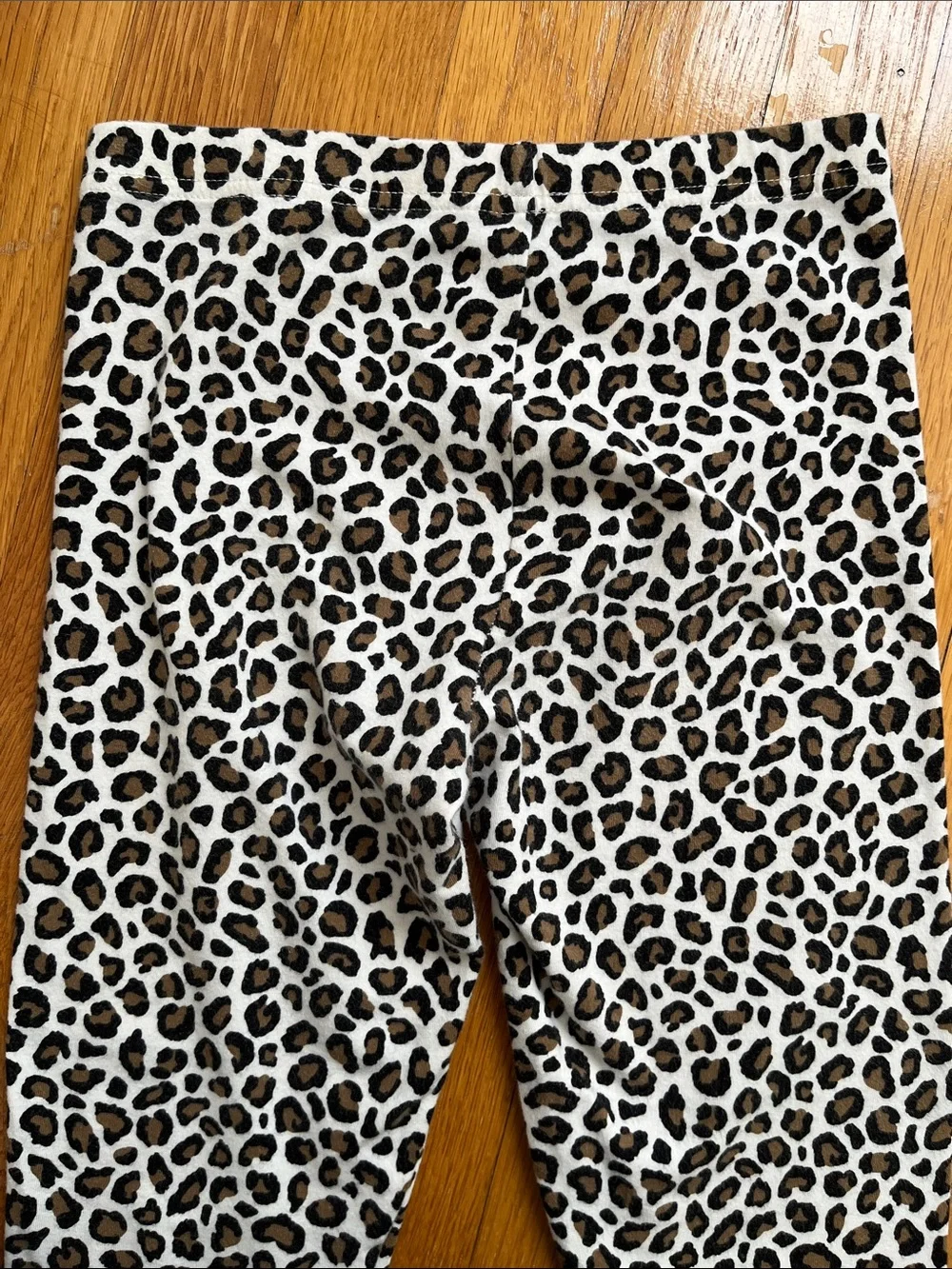 Old Navy Girls XL 14 - 16 Cotton Blend Leopard Print Leggings Stretch Pants
